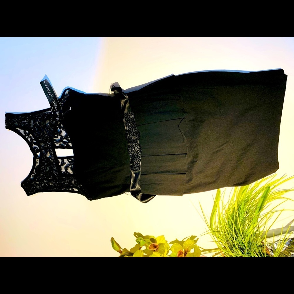 Betsy & Adam BN black dress size 10